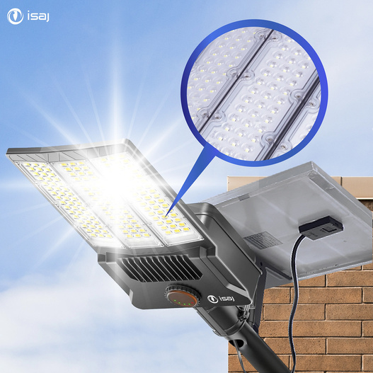 Lampa solarna led isaj li3 uliczna z czujnikiem ruchu i zmierzchu