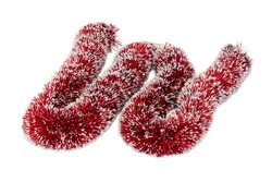 Łańcuch czerwony z białymi końcami fi 9 2m