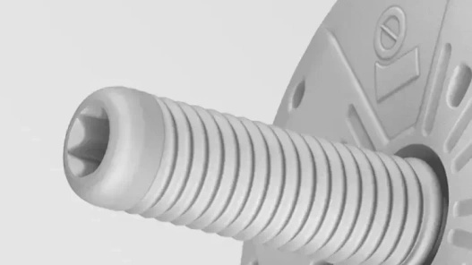 Kołek fasadowy z wkręcanym trzpieniem metalowym R-TFIX-8S 295 100szt