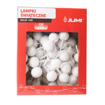 Lamki świąteczne kulki 120led światło ciepłe białe