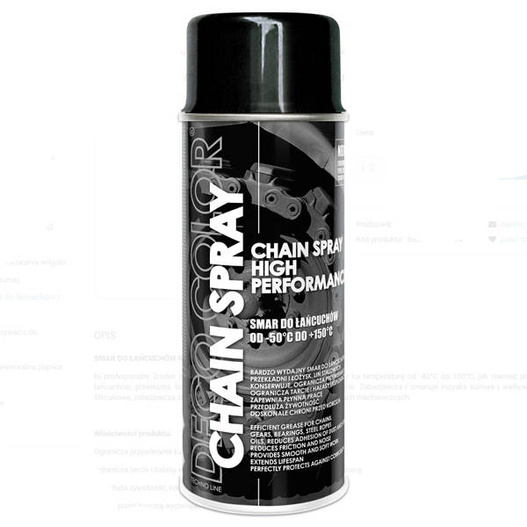 Smar do łańcuchów i przekładni Spray 400ml