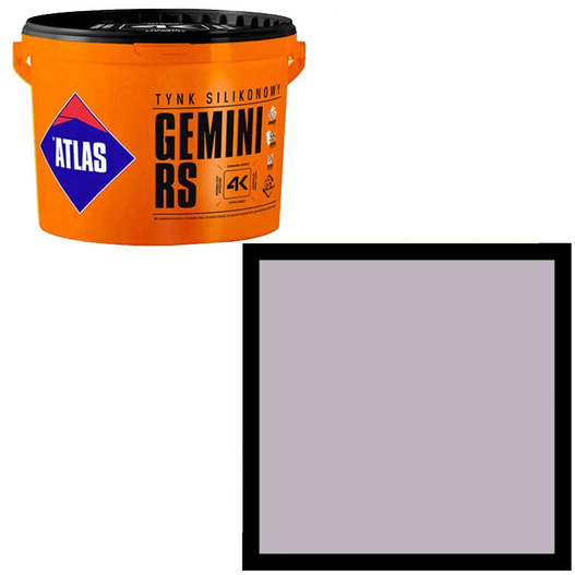 Tynk silikonowy Gemini RS 25kg Atlas SAH 0326