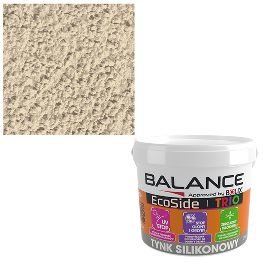 Tynk silikonowy BALANCE EcoSide baranek 1,5mm 25kg CK2