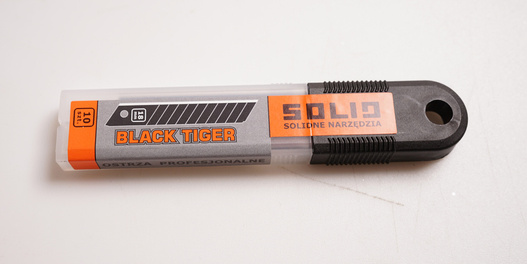 Ostrza łamane 18mm do noża Solid Black Tiger 10szt