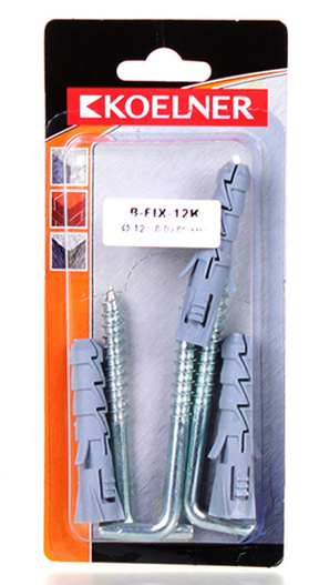 Kołek rozporowy FIX-12k KOELNER blister 3szt.