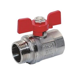 Zawór kulowy z dławikiem 3/4'' W-Z z motylkiem