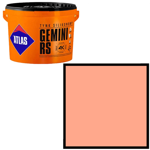 Tynk silikonowy Gemini RS 25kg Atlas SAH 0069