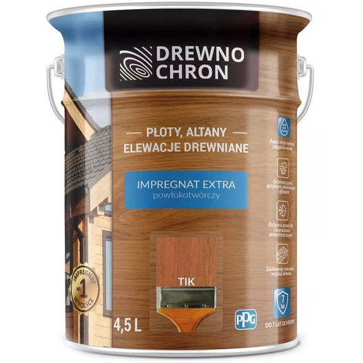 Drewnochron Extra do drewna 4,5L Tik