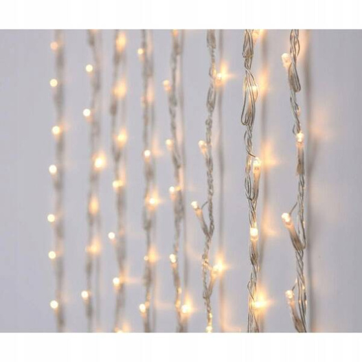 Kurtyna wewnętrzna 320 LED biały/ ciepły biały 2x1m