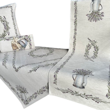 Bieżnik na stół Lawenda 40x100cm Chenille 