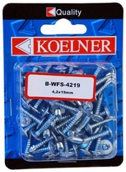 Samowiercący wkręt do blach 4,2x19 mm 50 sztuk