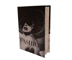 Pudełko książka czarno-białe FASHION 30x21x7cm