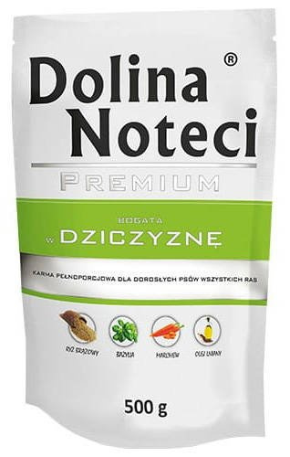 Karma dla psów Premium dziczyzna 500g