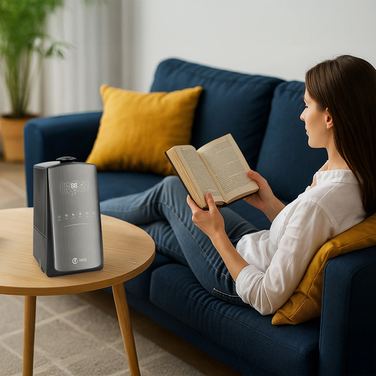 Nawilżacz powietrza ISAJ HA1 Oczyszcza Jonizuje Dyfuzor Aromaterapia