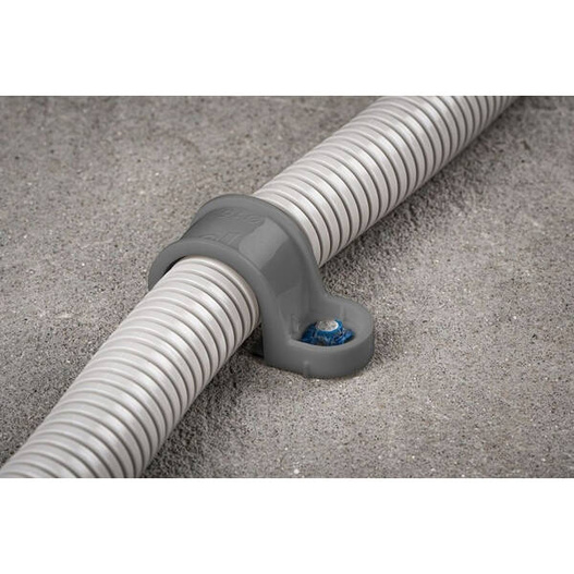 Plastikowy uchwyt do rurek i kabli 60 szt. 25mm