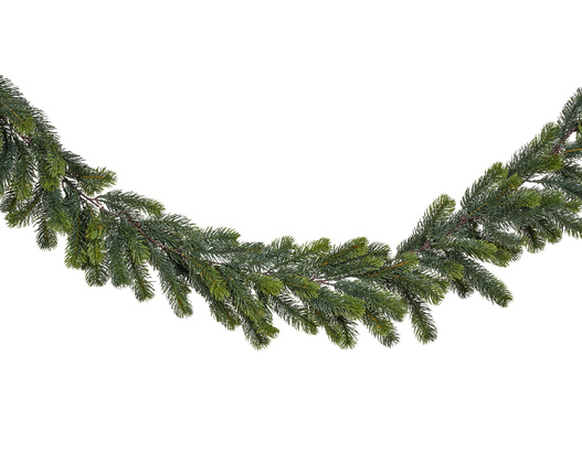 Girlanda świerkowa 1,8m średnica 30 cm jasne końce