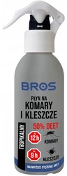 Płyn na komary/kleszcze DEET 50% 130ml BROS