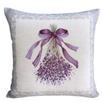 Poszewka na poduszkę BUKIET LAWENDA 40x40cm Chenille