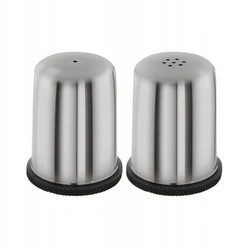 Pieprzniczka i solniczka komplet 2sztuki srebrne