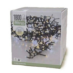 Lampki wewnętrzne/zewnętrzne 1800 mikro LED ciepły i zimny biały 36 m