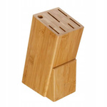 Stojak na noże drewniany 14x9x22cm