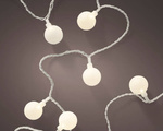 Lampki zewnętrzne/wewnętrzne Cherry 60Led 9m transparentny/ ciepły biały Flesz 8funkcji