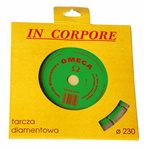 Tarcza diamentowa do betonu OMEGA fi230 IN CORPORE