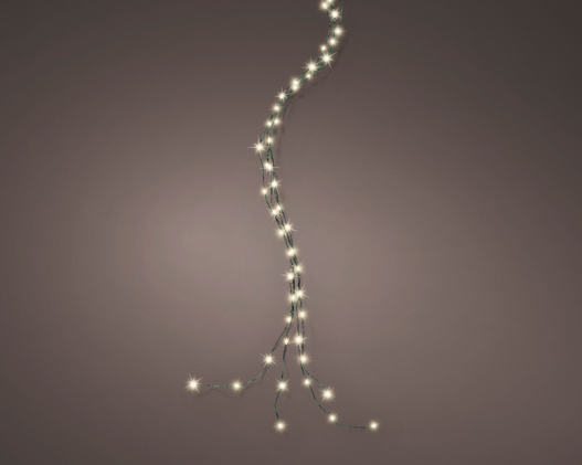 Lampki LED 240 ŻYŁKA Girlanda 3m zielony/ ciepły biały