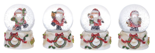 Kula śnieżna z Mikołajem 6,5cm