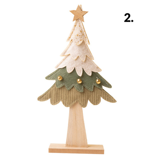 Filcowa choineczka z gwiazdką na stojaku h=29 cm