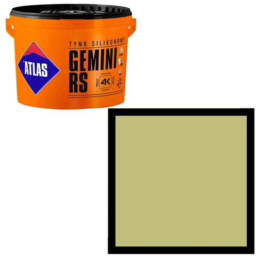 Tynk silikonowy Gemini RS 25kg Atlas SAH 0356