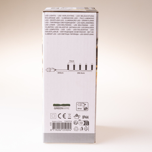 Lampki Zewnętrzne i wewnętrzne40 Led 3m biały ciepły