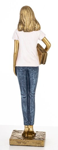 Figurka Nauczycielka ze złotą książką 24cm