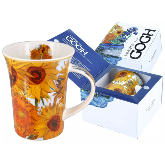 Kubek Classic Van Gogh Słoneczniki pudełko z okienkiem Carmani