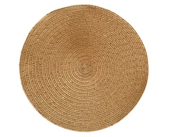 Mata na stół okrągła złota 38cm 