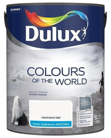 Farba Dulux Kolory Świata Neutralna biel 5l