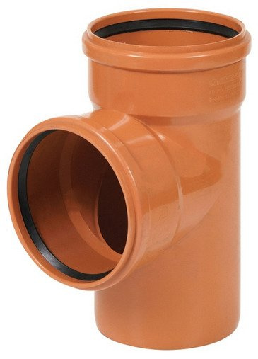 Trójnik 160/160<90 oranż Tycner