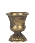 Kielich mini metal na nóżce złoty 8,5 cm