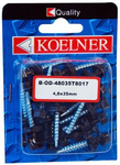 Wkręt farmerski 4,8x35 mm kolor RAL8017 20 sztuk