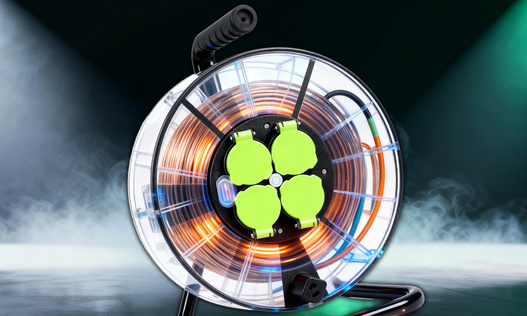 Przedłużacz bębnowy ISAJ BS1 50m 3x2,5mm2 IP44 z klapkami