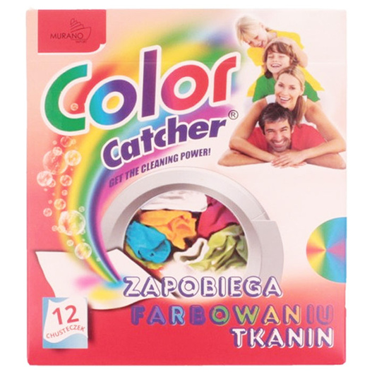 Chusteczki do prania zapobiegające farbowaniu 12 sztuk
