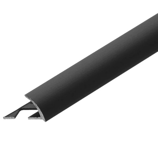 Profil do glazury owalny Czarny 10mm / 2,5m Cezar