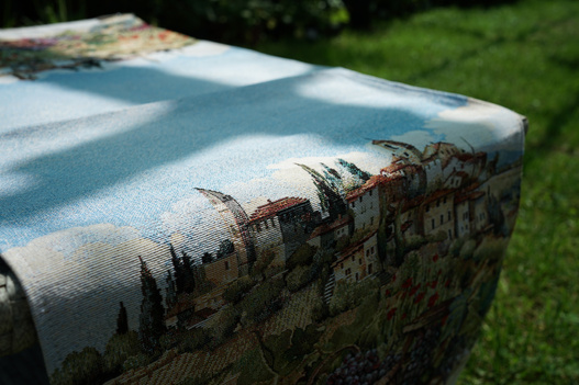 Bieżnik na stół Domek 40x100cm Chenille 