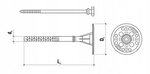 Łącznik termoizolacji L-200 LFN 10x200mm 