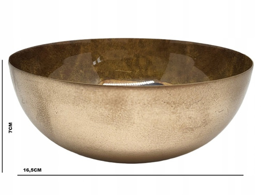 Miska KLIMT pocałunek - kremowa fi 16,5cm