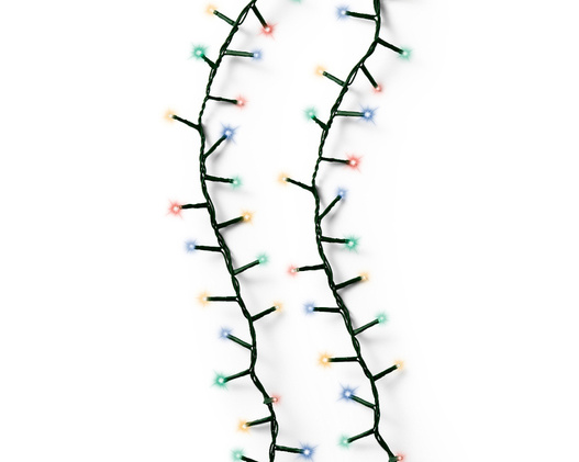 Lampki zewnętrzne/wewnętrzne compact 500Led Flesz 11m zielony/ multi 8funkcji