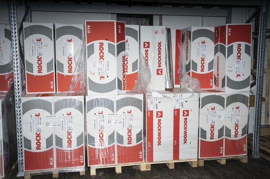 Otulina ROCKWOOL wełna 114/30 ROCKWOOL 800 ALU MB