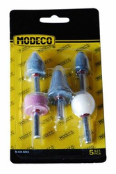 Kamienie szlifierskie komplet 5 cz.  MODECO