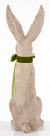 Królik beton szary z zieloną kokardą 80cm