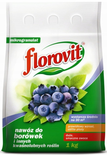 Florovit nawóz do borówek i roślin kwaśnolubnych 1kg